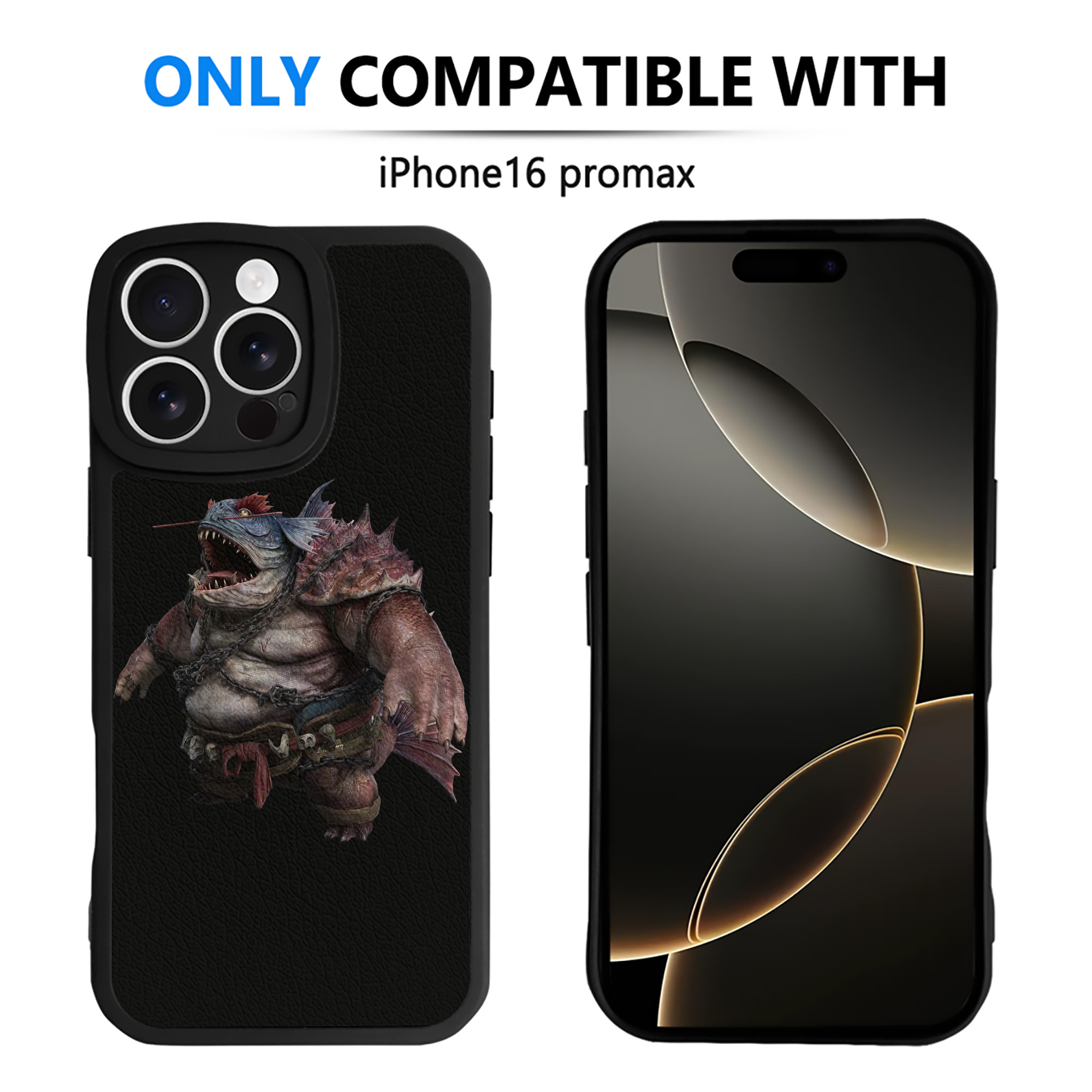 （画像用） Ne Zha 2 ナタ 魔童の大暴れ 【iPhone 16シリーズ対応】シリコンスマホケース（レザー調） 材質：シリコン